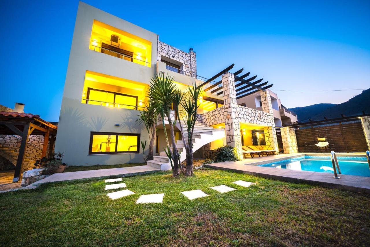 Villa Majestic Crete Heated Pool And Sauna Megala Chorafia Eksteriør bilde