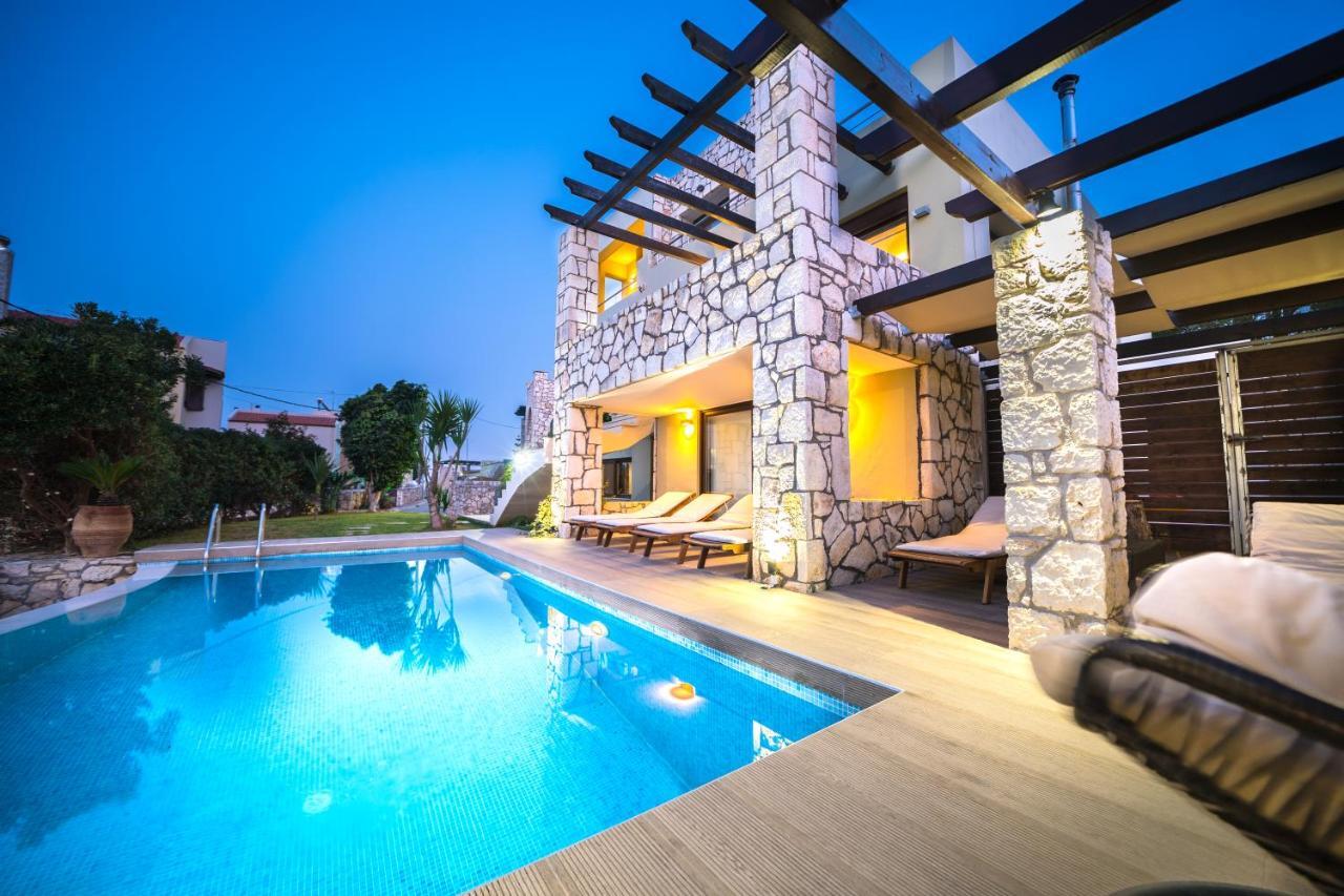 Villa Majestic Crete Heated Pool And Sauna Megala Chorafia Eksteriør bilde