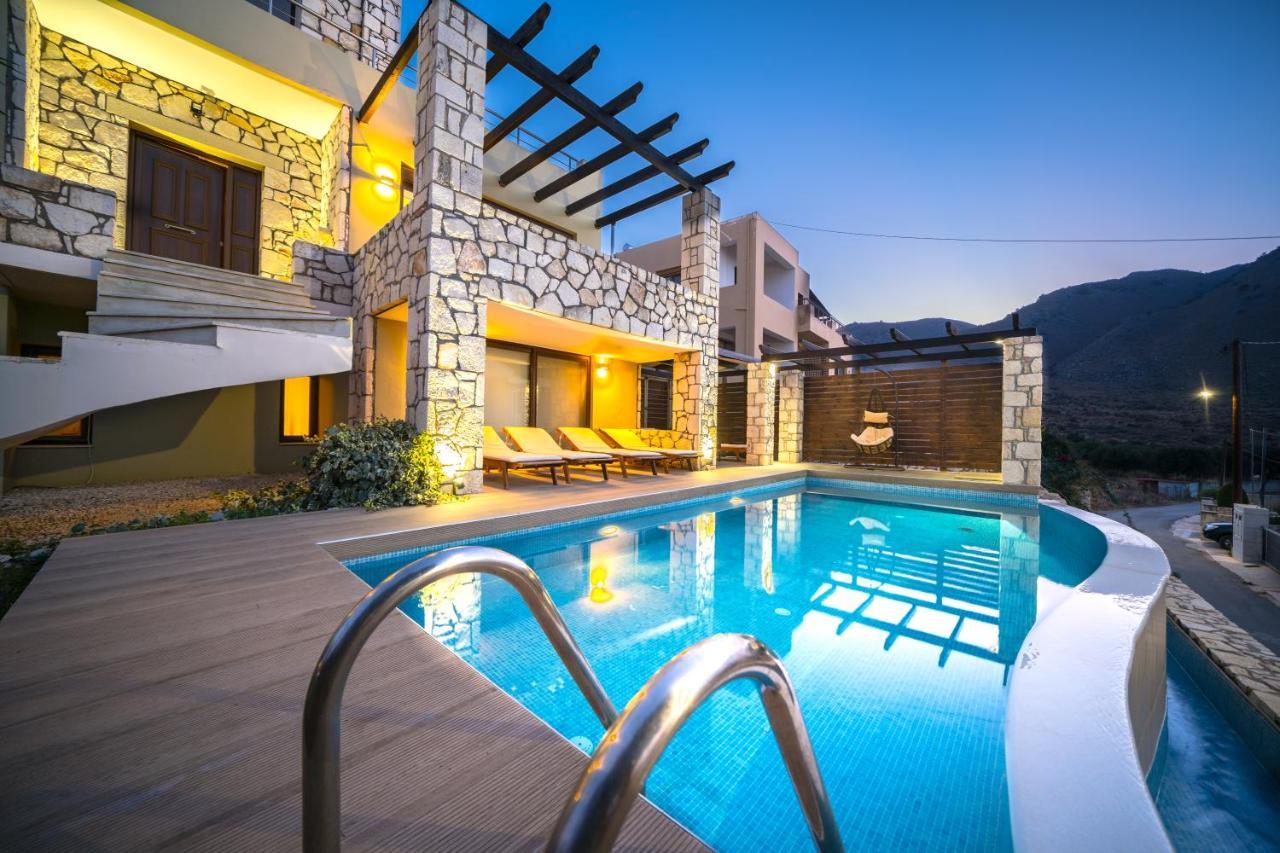 Villa Majestic Crete Heated Pool And Sauna Megala Chorafia Eksteriør bilde